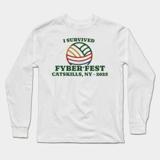 I Survived Fyber Fest 2023 Long Sleeve T-Shirt